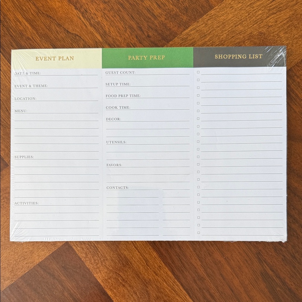 LIMITED EDITION NWT KATE SPADE x TARGET EVENT PLANNING - TO DO LIST NOTEPAD